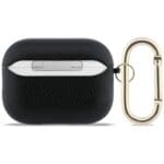 Guess Grained Classic Logo Hook Black AirPods Pro Tok
