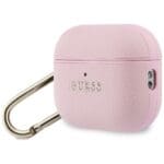 Guess Grained Classic Logo Hook Pink AirPods Pro Tok