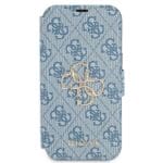 Guess GUBKP13L4GMGBL Blue Book 4G Big Metal Logo iPhone 13/13 Pro Tok