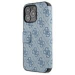 Guess GUBKP13L4GMGBL Blue Book 4G Big Metal Logo iPhone 13/13 Pro Tok