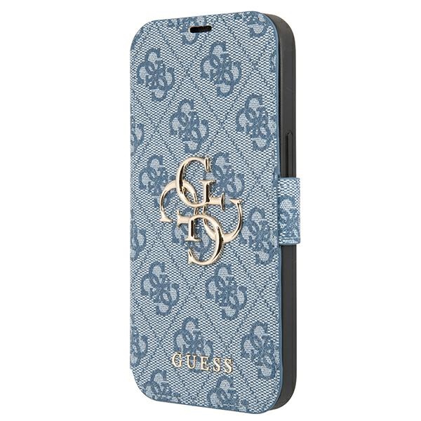 Guess GUBKP13L4GMGBL Blue Book 4G Big Metal Logo iPhone 13/13 Pro Tok