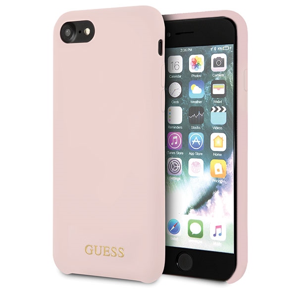 Guess GUHCI8LSGLLP light Pink Hardcase Silicone iPhone 7/8/SE 2020/SE 2022 Tok