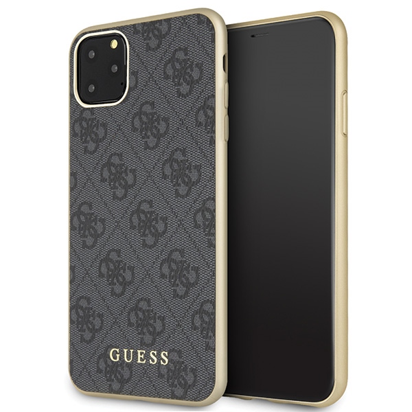 Guess GUHCN65G4GG Grey Hardcase 4G Collection iPhone 11 Pro Max Tok