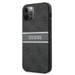 Guess GUHCP12L4GDGR 6,7"Grey Hardcase 4G Stripe iPhone 12 Pro Max Tok