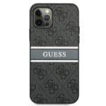 Guess GUHCP12L4GDGR 6,7"Grey Hardcase 4G Stripe iPhone 12 Pro Max Tok