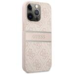Guess GUHCP13L4GDPI Pink Hardcase 4G Stripe iPhone 13/13 Pro Tok
