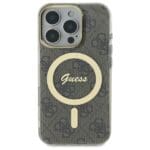Guess GUHMP16LH4STW Brown Hardcase IML 4G MagSafe iPhone 16 Pro Tok
