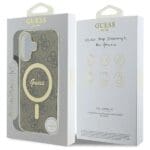 Guess GUHMP16MH4STW Brown Hardcase IML 4G MagSafe iPhone 16 Plus Tok