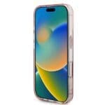 Guess GUHMP16MPFTDTEP Pink Hardcase IML Rhinestones MagSafe iPhone 16 Plus Tok