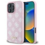 Guess GUHMP16XPGPYSP Pink Hardcase Peony Script MagSafe iPhone 16 Pro Max Tok