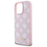 Guess GUHMP16XPGPYSP Pink Hardcase Peony Script MagSafe iPhone 16 Pro Max Tok