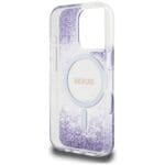 Guess HC Resin Bottom Glitter MagSafe Purple iPhone 16 Pro Max Tok