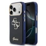 Guess IML 4G Script Metal Logo Blue iPhone 17 Pro Max Tok
