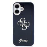 Guess IML 4G Script Metal Logo Blue iPhone 17 Tok