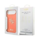 Guess IML 4G Script Metal Logo Orange iPhone 17 Air Tok