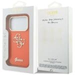Guess IML 4G Script Metal Orange iPhone 17 Pro Max Tok