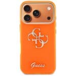 Guess IML 4G Script Metal Orange iPhone 17 Pro Tok