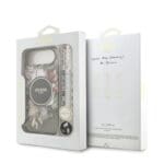 Guess IML Flowers Strap MagSafe Black iPhone 17 Air Tok