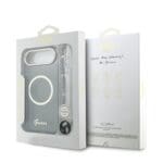 Guess IML Glitter Script Strap MagSafe Black iPhone 17 Air Tok