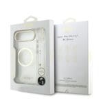 Guess IML Glitter Script Strap MagSafe Transparent iPhone 17 Air Tok