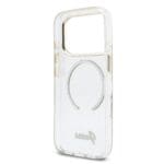Guess IML Glitter Script Strap MagSafe Transparent iPhone 17 Pro Max Tok