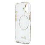 Guess IML Glitter Script Strap MagSafe Transparent iPhone 17 Tok