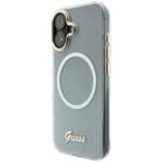 Guess IML Gradient Script Metal MagSafe White iPhone 17 Tok