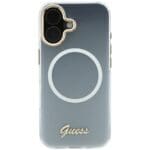 Guess IML Gradient Script Metal MagSafe White iPhone 17 Tok