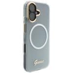 Guess IML Gradient Script Metal MagSafe White iPhone 17 Tok