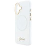 Guess IML Gradient Script Metal MagSafe White iPhone 17 Tok