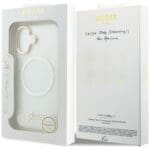 Guess IML Gradient Script Metal MagSafe White iPhone 17 Tok