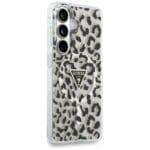 Guess IML Leopard Print Triangle MagSafe Black Samsung Galaxy S26 Tok