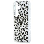 Guess IML Leopard Print Triangle MagSafe Black Samsung Galaxy S26 Tok