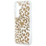 Guess IML Leopard Print Triangle MagSafe Brown Samsung Galaxy S26 Tok