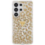 Guess IML Leopard Print Triangle MagSafe Brown Samsung Galaxy S26 Ultra Tok