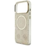 Guess IML Peony Dot MagSafe Beige iPhone 17 Pro Max Tok