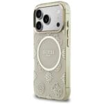 Guess IML Peony Dot MagSafe Beige iPhone 17 Pro Tok
