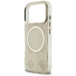 Guess IML Peony Dot MagSafe Beige iPhone 17 Pro Tok