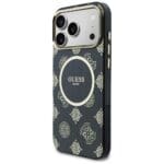 Guess IML Peony Dot MagSafe Black iPhone 17 Pro Max Tok