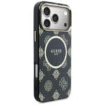 Guess IML Peony Dot MagSafe Black iPhone 17 Pro Max Tok
