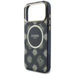 Guess IML Peony Dot MagSafe Black iPhone 17 Pro Max Tok