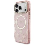 Guess IML Peony Dot MagSafe Pink iPhone 17 Pro Max Tok