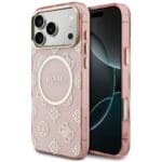 Guess IML Peony Dot MagSafe Pink iPhone 17 Pro Max Tok