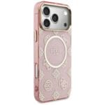 Guess IML Peony Dot MagSafe Pink iPhone 17 Pro Max Tok