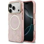 Guess IML Peony Dot MagSafe Pink iPhone 17 Pro Tok