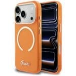 Guess IML Script Metal MagSafe Orange iPhone 17 Pro Max Tok