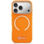 Guess IML Script Metal MagSafe Orange iPhone 17 Pro Max Tok