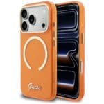 Guess IML Script Metal MagSafe Orange iPhone 17 Pro Tok