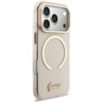 Guess IML Script Metal MagSafe Pink iPhone 17 Pro Max Tok
