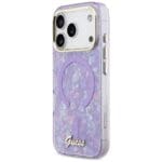 Guess IML Shell Script Metal MagSafe Purple iPhone 17 Pro Max Tok